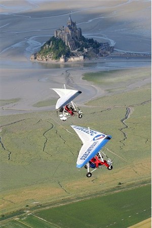 Affiche de Survol du Mont Saint Michel en ULM