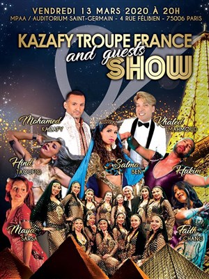 Affiche de Kazafy Troupe & Guests : Spectacle de danse égyptienne