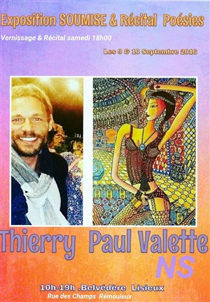 Affiche de Thierry Paul récital Valette : récital et exposition