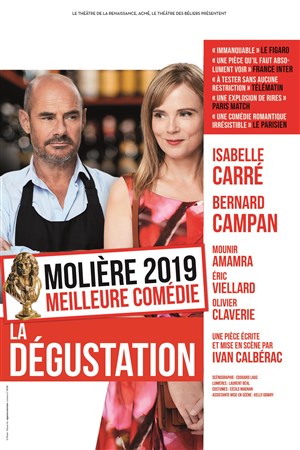 Affiche de La dégustation | avec Isabelle Carré et Bernard Campan