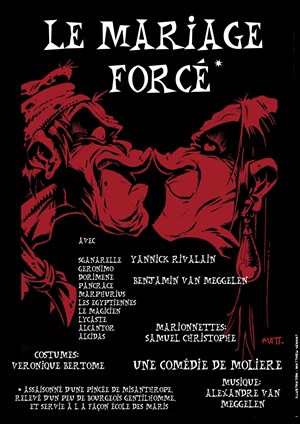 Affiche de Le mariage forcé de Molière