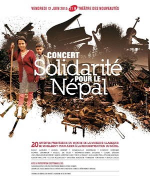 Affiche de Concert solidarité pour le Népal