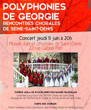 Affiche de Rencontres Chorales de Seine-Saint-Denis