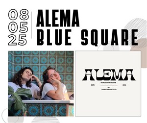 Affiche de Soirée Funk & Soul avec Alema x Blue Square
