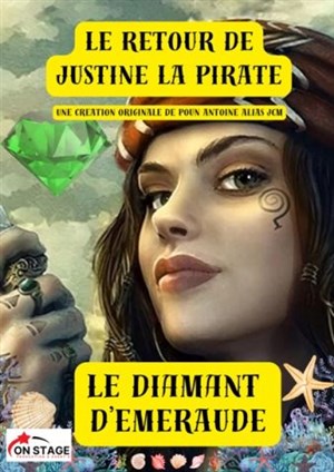 Affiche de Justine la pirate et le diamant d'émeraude