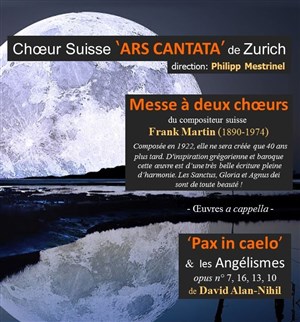 Affiche de Choeur suisse Ars Cantata de Zurich
