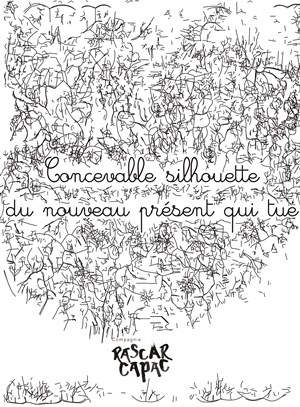 Affiche de Concevable silhouette du nouveau présent qui tue