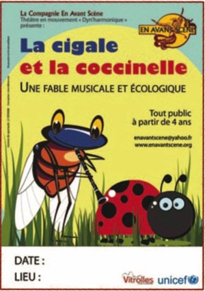 Affiche de La Cigale et la Coccinelle