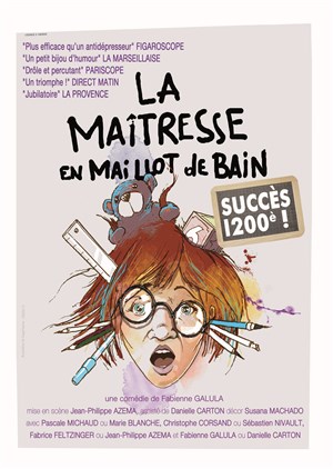 Affiche de La Maîtresse en maillot de bain
