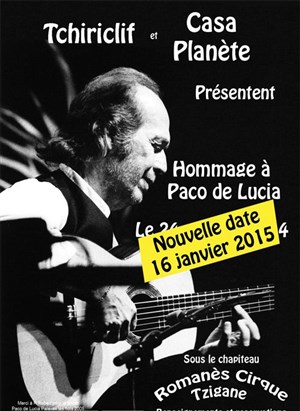 Affiche de Hommage à Paco de Lucia