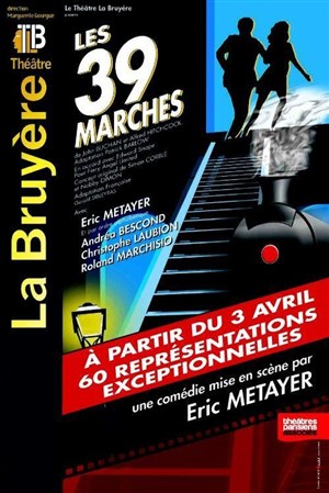 Affiche de Les 39 marches | avec Eric Metayer