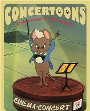 Affiche de Concertoons, ciné-concert en chat majeur