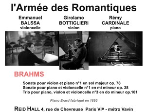 Affiche de L'Armée des Romantiques