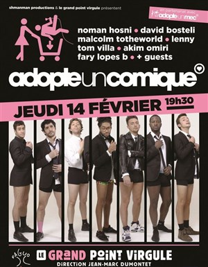 Affiche de Adopte un comique.com | Spéciale Saint valentin