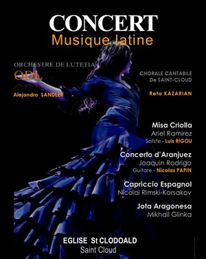 Affiche de Concert de musique latine