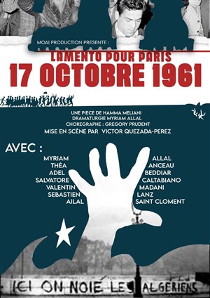Affiche de Lamento pour Paris, 17 Octobre 1961