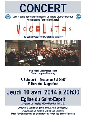 Affiche de Ensemble choral Vocalitas
