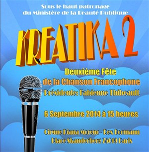 Affiche de Kreatika 2 | 2ème Fête de la chanson francophone