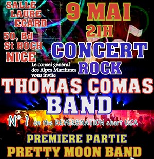 Affiche de Thomas Comas Band | En 1ère Partie : Pretty Moon Band