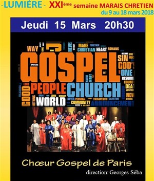 Affiche de Choeur Gospel de Paris