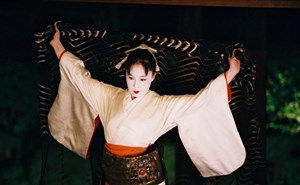 Affiche de Jiuta-Maï au printemps, danse du Japon