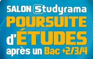 Affiche de Salon Studyrama de la Poursuite d'Etudes après un Bac+2/+3