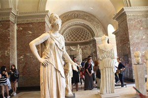 Affiche de Visite guidée : Zeus et compagnie : la mythologie au musée du Louvre | par Natalina Castagna