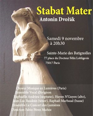 Affiche de Stabat Mater de Dvoràk | Version symphonique et choeur