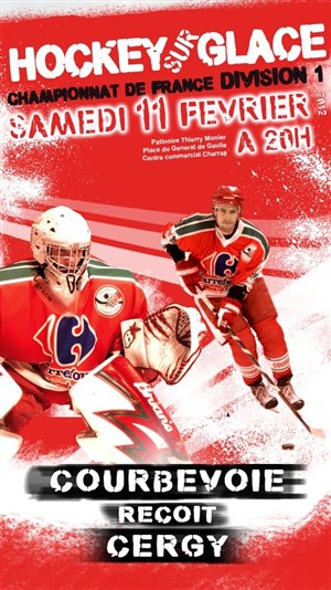 Affiche de Hockey sur Glace : Courbevoie - Cergy Pontoise