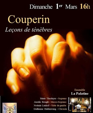 Affiche de Couperin : Leçons de Ténèbres