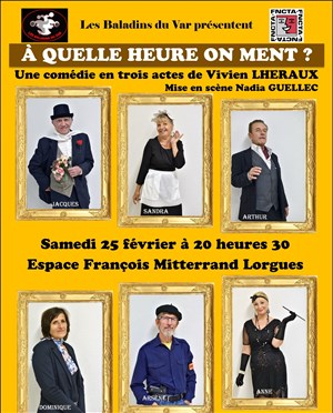 Affiche de A quelle heure on ment ?
