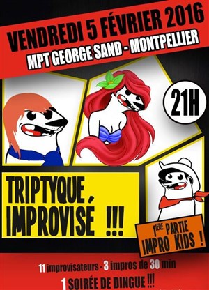 Affiche de Triptyque improvisé des Ours Molaires