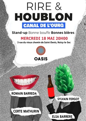 Affiche de Rire & Houblon | Canal de l'Ourcq
