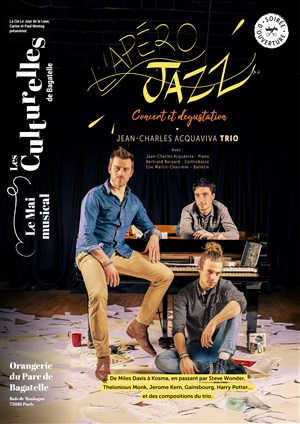 Affiche de L'Apéro Jazz : Jean-Charles Acquaviva Trio