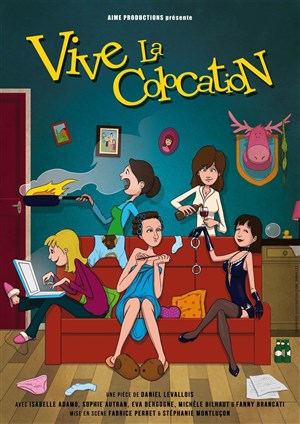 Affiche de Vive la colocation