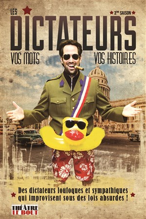 Affiche de Les Dictateurs | Le spectacle d'improvisation