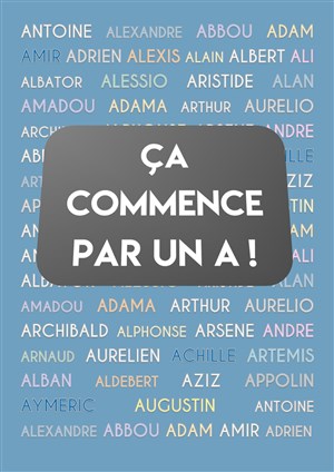 Affiche de Ça commence par un A