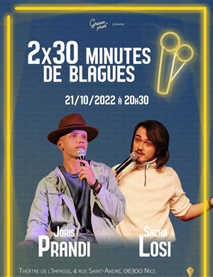 Affiche de 2x30 minutes de blagues | Sacha & Joris