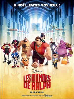 Affiche de Les Mondes de Ralph en Version originale sous-titrée en français et en 3D | Avant-première précédée de La féerie des eaux