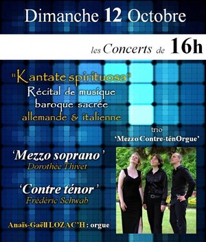 Affiche de Récital de musique baroque sacrée allemande & italienne