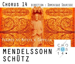 Affiche de Psaumes et motets de Schütz et Mendelssohn