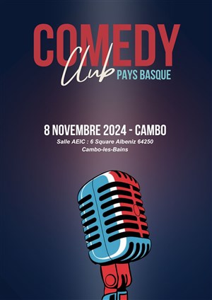Affiche de Comedy club Pays Basque PB