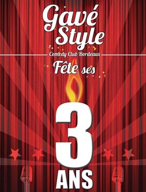 Affiche de le Gavé style fête ses 3 ans