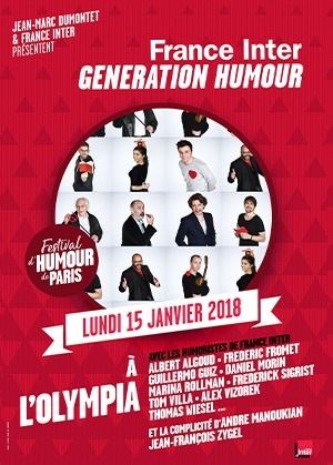 Affiche de France Inter : Génération Humour
