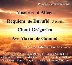 Affiche de Allegri / Duruflé / Gounod