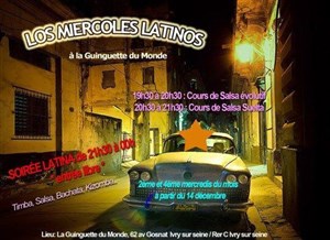 Affiche de Cours de Salsa + Soirée