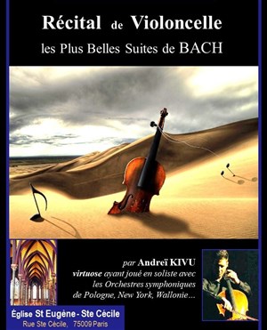 Affiche de Récital de Violoncelle : les plus belles suites de Bach