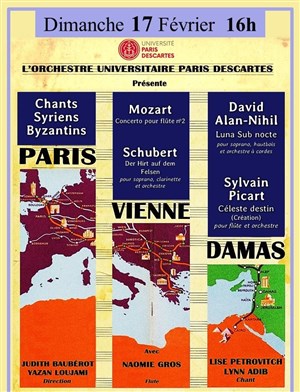 Affiche de Orchestre Symphonique Universitaire Paris-Descartes