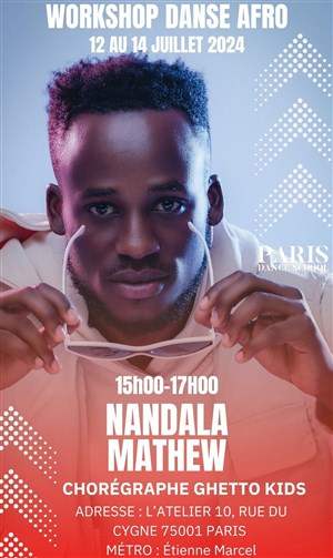 Affiche de Workshop Danse Afro-Fusion