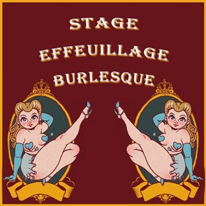 Affiche de Stage Effeuillage Burlesque